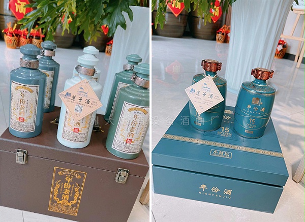 包装精美的白酒