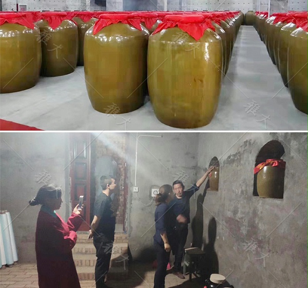 升级后的存酒车间