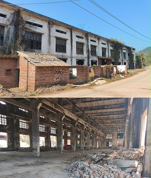 选定废弃的国营兵工厂为酒厂基地