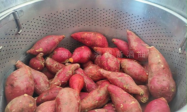 蒸煮红薯